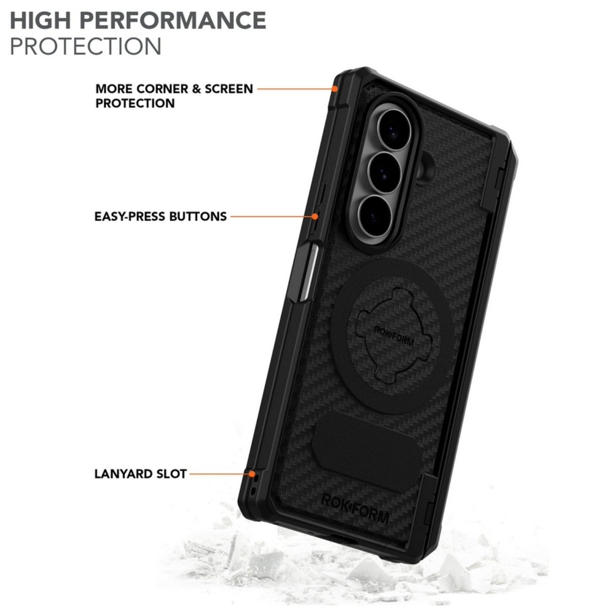 ROKFORM Galaxy  Z Fold7 Rugged ケース バイク用スマホホルダー.4