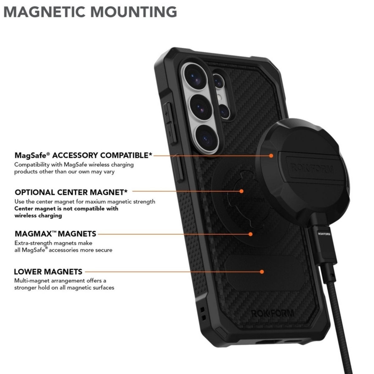 ROKFORM Galaxy S26 Plus Rugged ケース バイク用スマホホルダー.4
