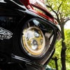 FXRTスタイル ヘッドライトレンズカバー (クリア)