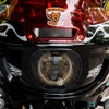 FXRTスタイル ヘッドライトレンズカバー (クリア)2