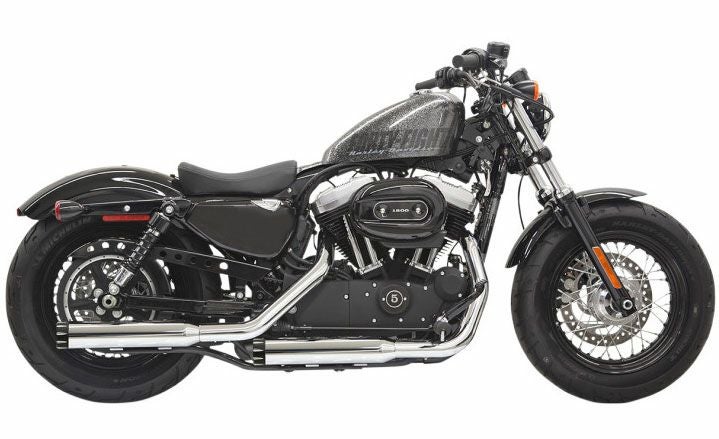 バッサーニ(Bassani) 3インチ FIREPOWER スラッシュエンド クローム