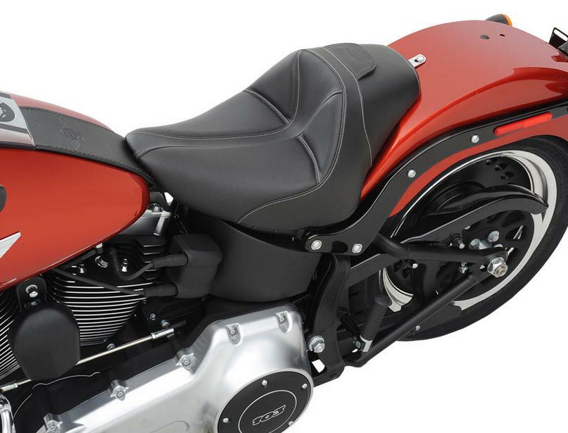 ハーレー FLSTF 2015年式外し バンス＆ハインズ ミニグレネードマフラー バンス＆ハインズ （VANCE&HINES） ミニ グレネード 2-Into-2 ブラック