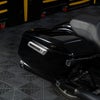 サドルバッグラッチカバー カーボンインレイ (シルバー)3