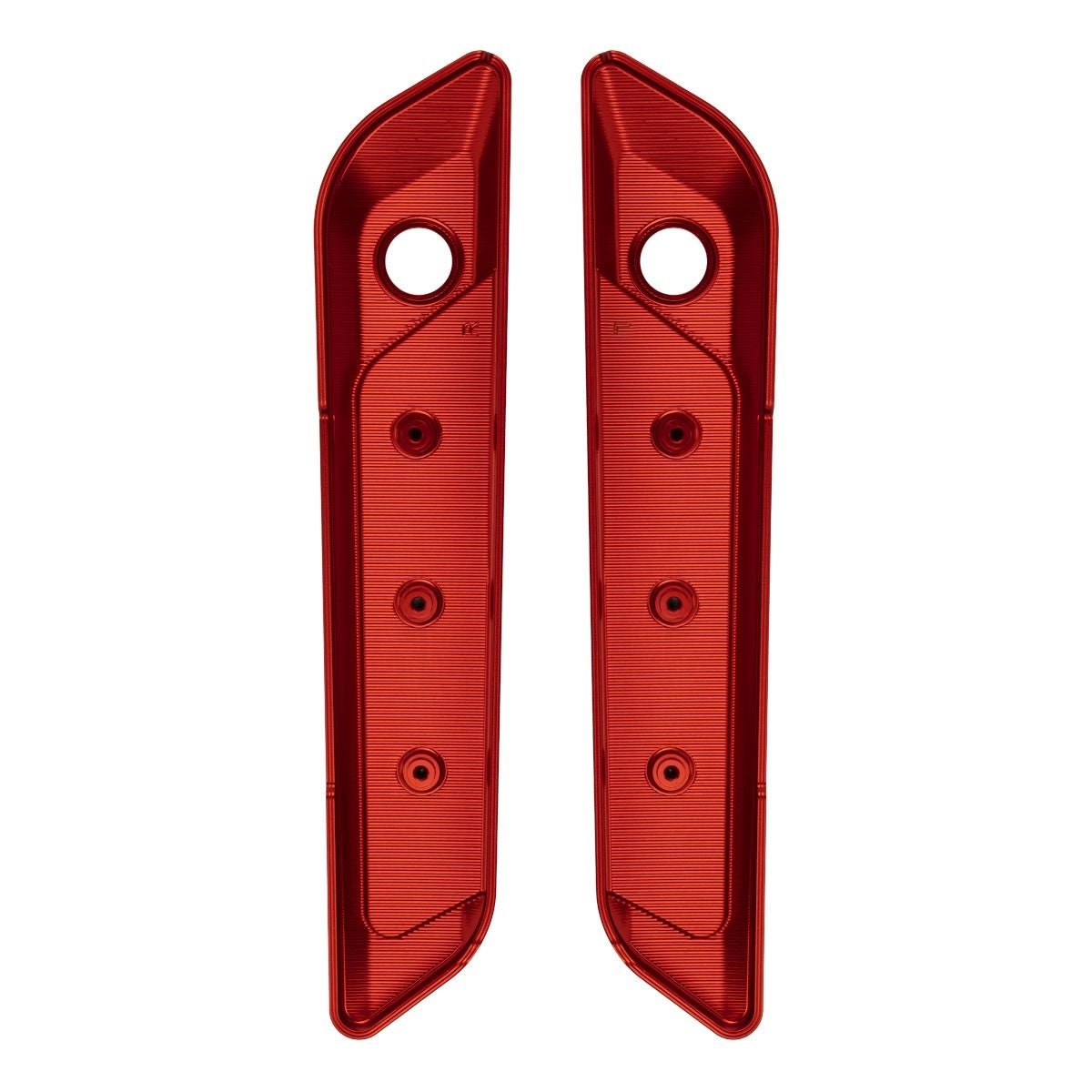 サドルバッグラッチカバー カーボンインレイ (レッド)6