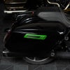 サドルバッグラッチカバー カーボンインレイ (グリーン)2