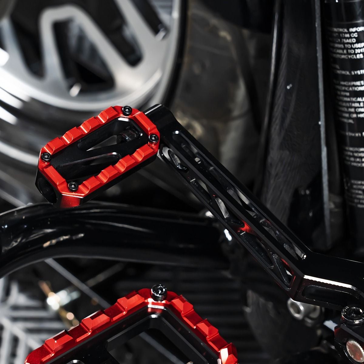 Performance MX フロアボード&フットコントロールキット (レッド)4