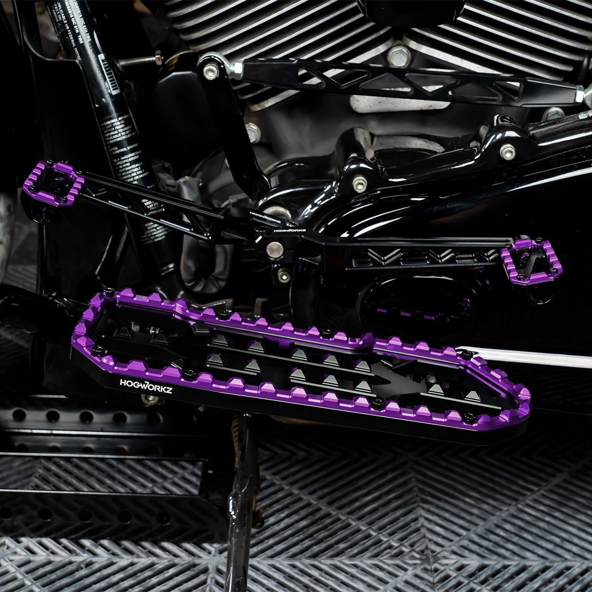 Performance MX フロアボード&フットコントロールキット (パープル)1