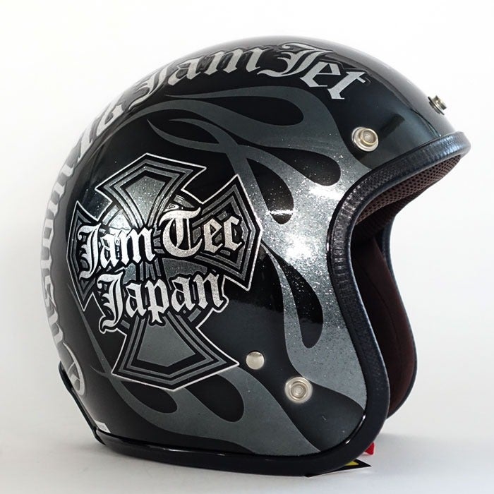 逸品モノシリーズ New Cross ジェットヘルメット メッキベース