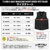  WCC×13 1/2 ドミネーター キャンバス ライディング ベスト ブラック 8