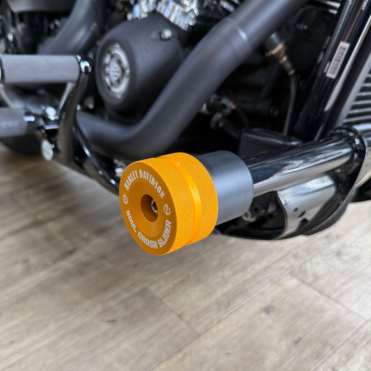 フラットアウト クラッシュバー用 スライダー 2個セット ゴールドアルマイト SOUL