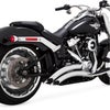 2025以降 FXBR、FLFB  ビッグラディウス 2-2フルエキゾーストマフラー(PCX仕様) クローム Vance & Hines1