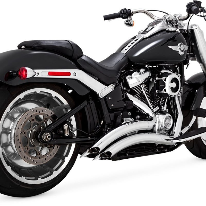 2025以降 FXBR、FLFB  ビッグラディウス 2-2フルエキゾーストマフラー(PCX仕様) クローム Vance & Hines1