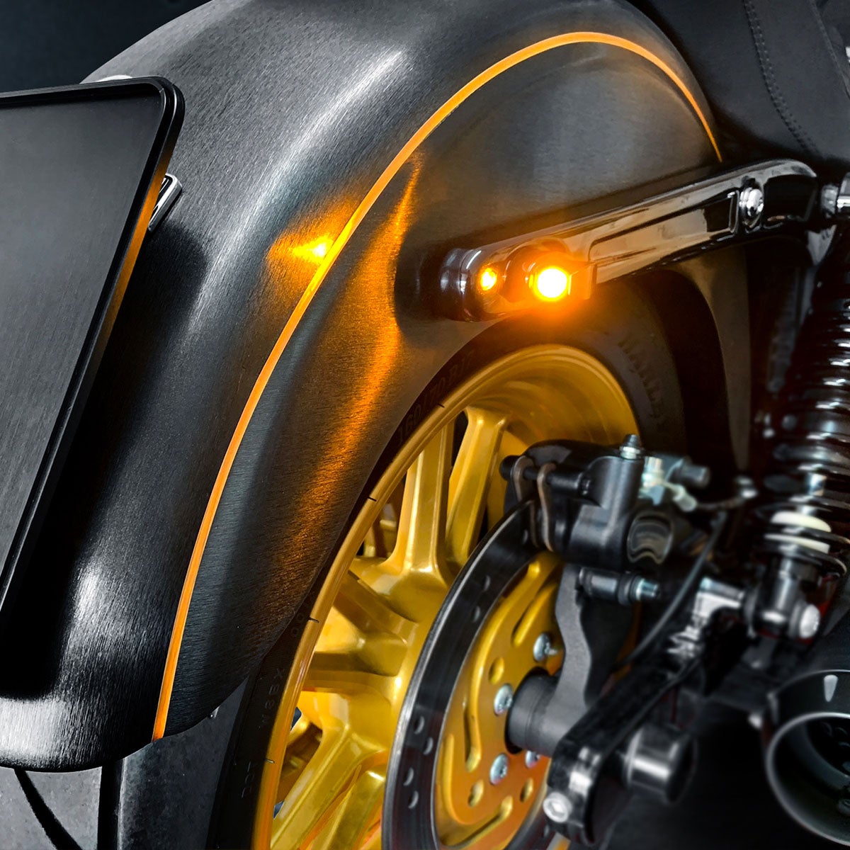 ナノシリーズ ウィングレット リアウィンカー グロスブラック ハインツバイクス 2