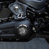 クリアビュー ダービーカバー (ブラック) M8ソフテイル3