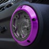 クリアビュー ダービーカバー (パープル) M8ソフテイル