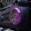 クリアビュー ダービーカバー (パープル) M8ソフテイル1