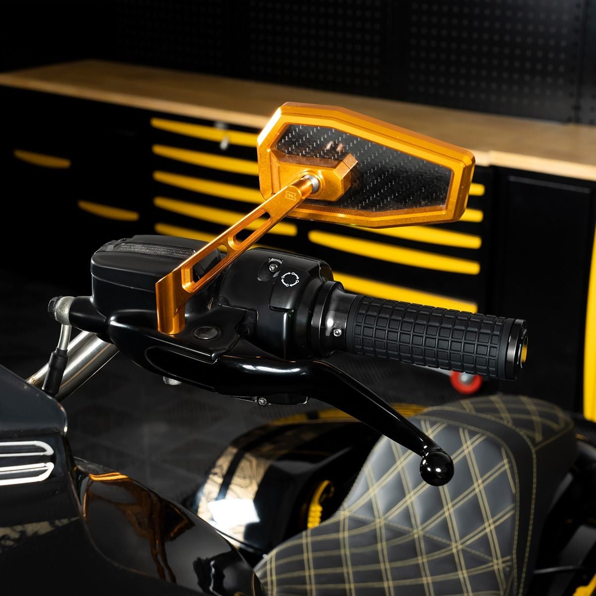 MXスタイル ハンドグリップ (ブラック) 電子制御スロットル用4