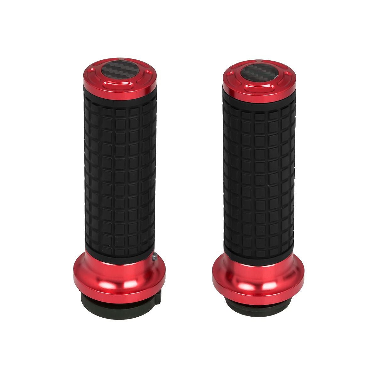 MXスタイル ハンドグリップ (レッド) 電子制御スロットル用6