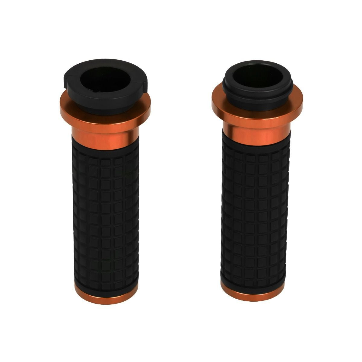 MXスタイル ハンドグリップ (オレンジ) 電子制御スロットル用5