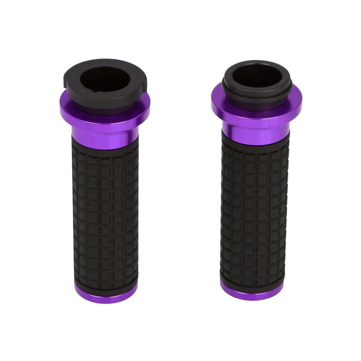MXスタイル ハンドグリップ (パープル) 電子制御スロットル用6