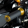 MXスタイル ハンドグリップ (ゴールド) ケーブルスロットル用