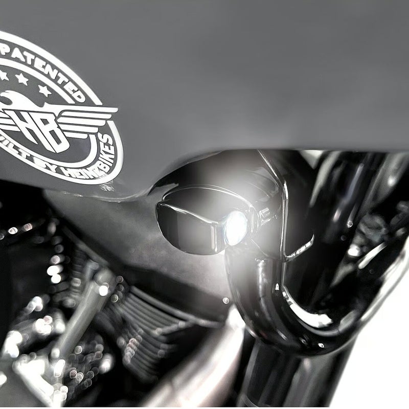 FXLRST　ST ナノ フロントウィンカー ポジションライト付き グロスブラック ハインツバイク