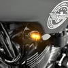 FXLRST　ST マイクロ フロントウィンカー シングル グロスブラック ハインツバイク