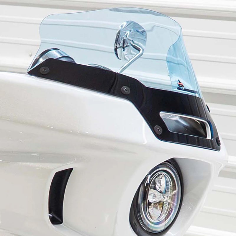 ローライダーST フレア・ウィンドシールド 6インチ (ブルーアイス)