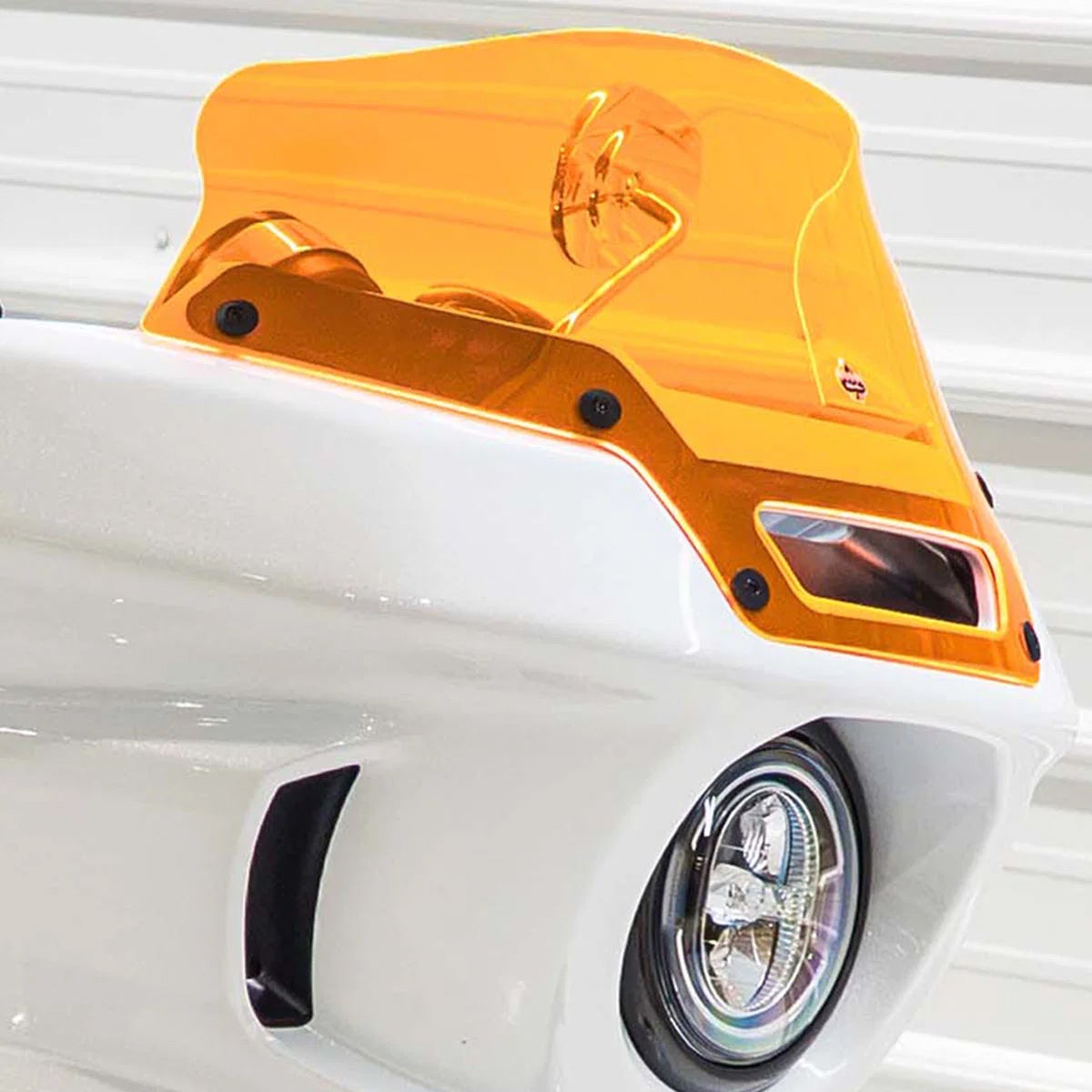 ローライダーST フレア・ウィンドシールド 6インチ (オレンジアイス)