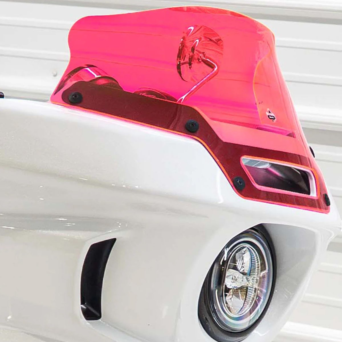 ローライダーST フレア・ウィンドシールド 6インチ (ピンクアイス)