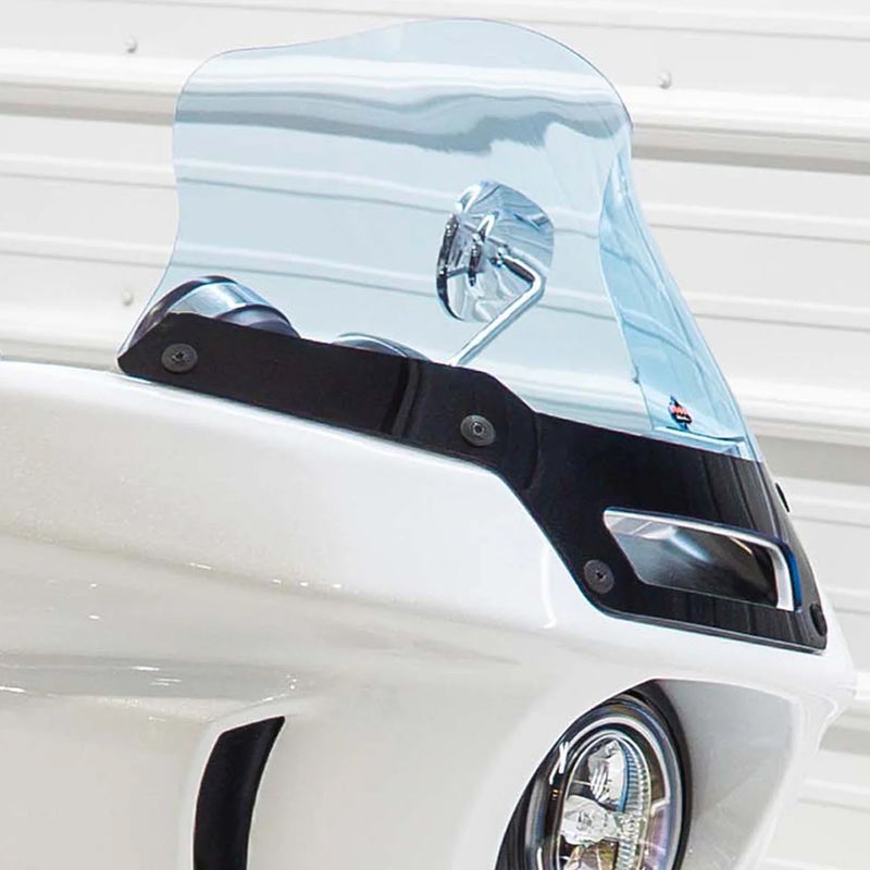 ローライダーST フレア・ウィンドシールド 8インチ (ブルーアイス)