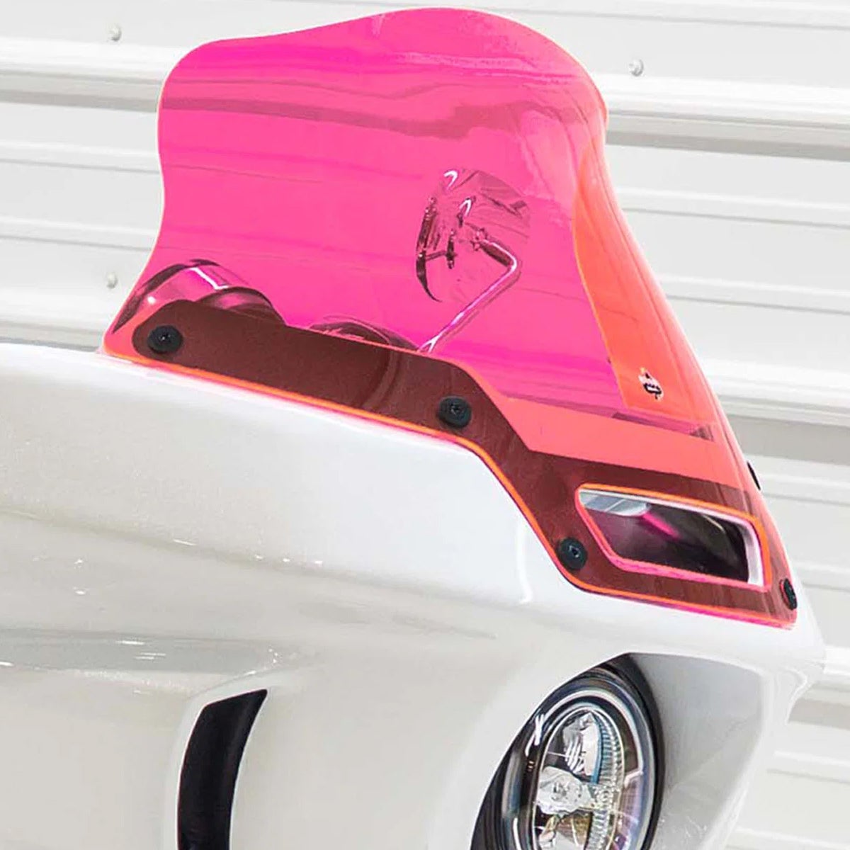 ローライダーST フレア・ウィンドシールド 8インチ (ピンクアイス)