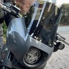 2018年以降ソフテイル クリアビューシールド クォーターフェアリング 10インチ ダークグレー.2