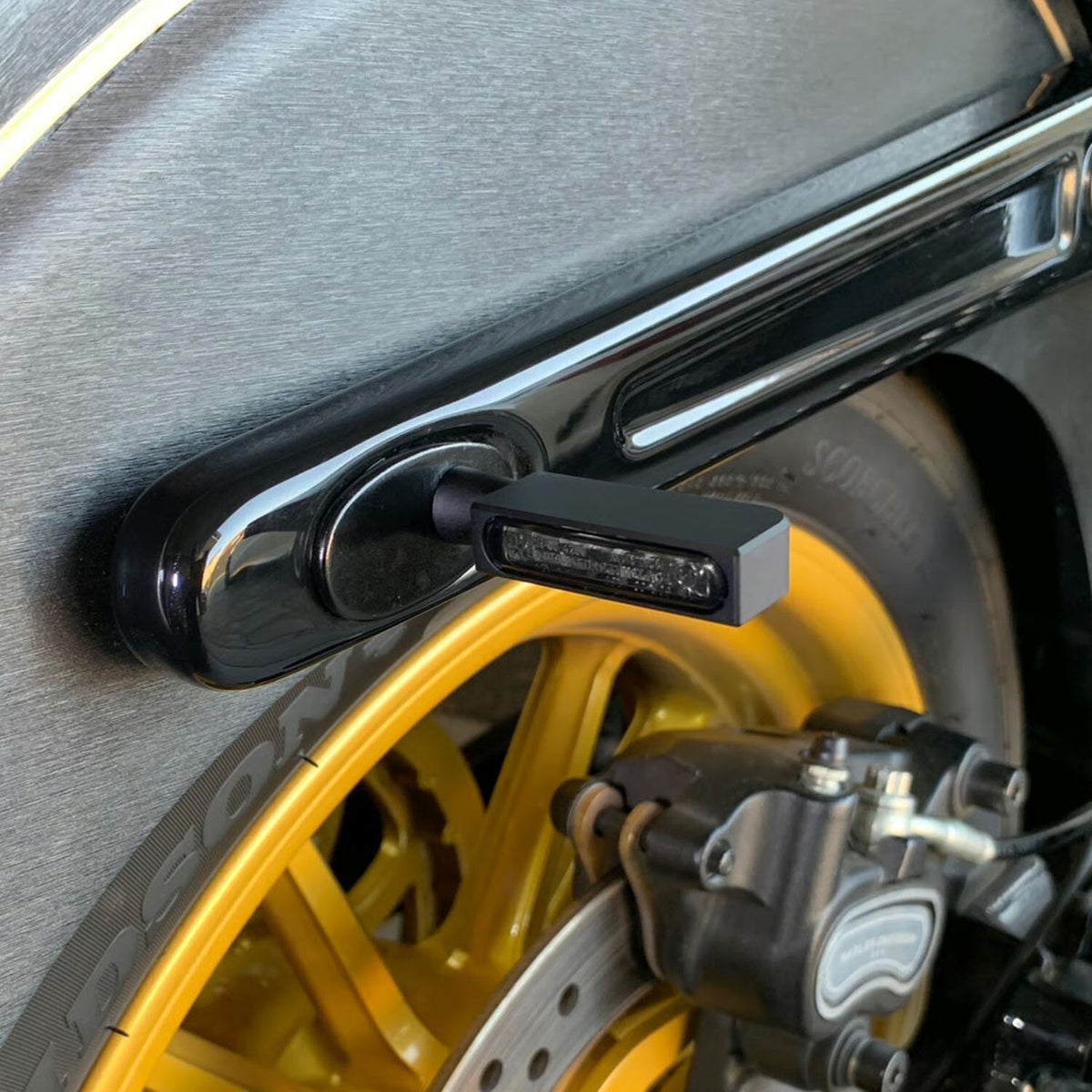 ブロックライン テールライト一体型 ウィンカー ブラック ハインツバイク 2