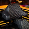 チョップドツアーパック用 ダイアモンドステッチ・バックレストパッド (オレンジ)