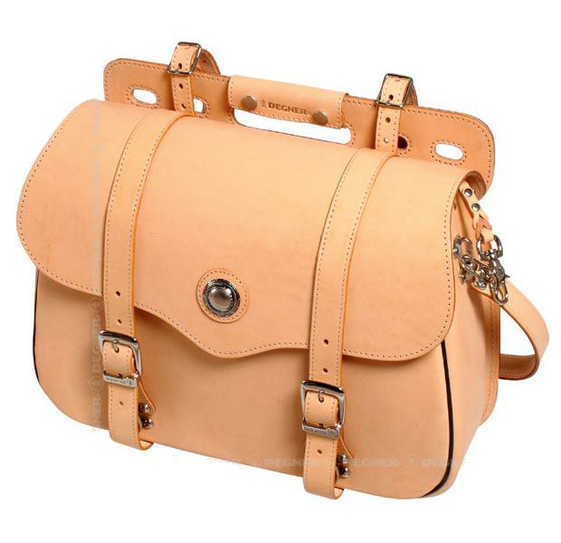 デグナー(DEGNER)  PRSB-9A プレミアムレザーサドルバッグ/タン-01