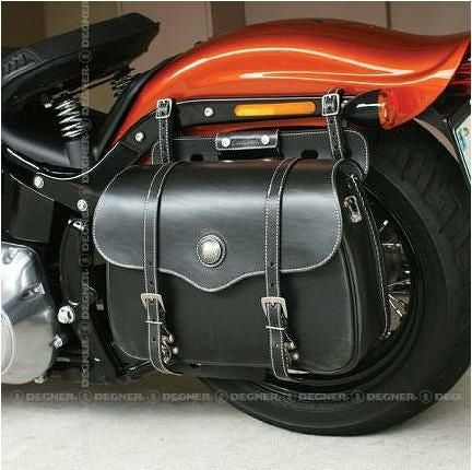 デグナー PRSB-9A プレミアムレザーサドルバッグ/ブラック-03