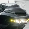 ロードグライド カーボンファイバー・フレアウィンドシールド 10インチ