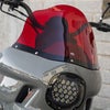 S-RT ミニフェアリング用 フレアウィンドシールド 12.5インチ (レッド)