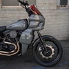 S-RT ミニフェアリング用 フレアウィンドシールド 12.5インチ (レッド)2
