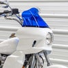S-RT ミニフェアリング用 フレアウィンドシールド 12.5インチ (ブルー)1