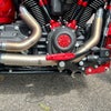 M8 ソフテイル 2in1 フルエキゾーストマフラー用 ヒートシールド ステンレスブラッシュ仕上げ MALPARIDOS（マルパリドス） 2