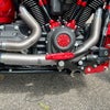 M8 ソフテイル 2in1 フルエキゾーストマフラー用 ヒートシールド チタンブラッシュ仕上げ MALPARIDOS（マルパリドス） 2