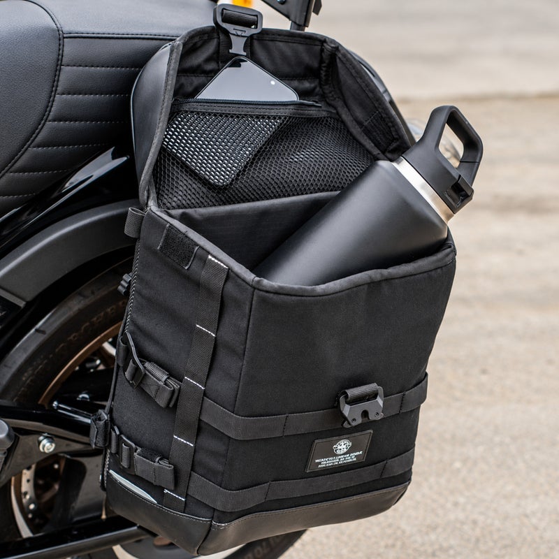 Viking Bags Incognite クイックマウント・ミディアムサドルバッグ 15L (左用) 【M8 ローライダーS】.4