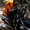 ローライダーST ウィンドシールド 8インチ (オレンジ)1