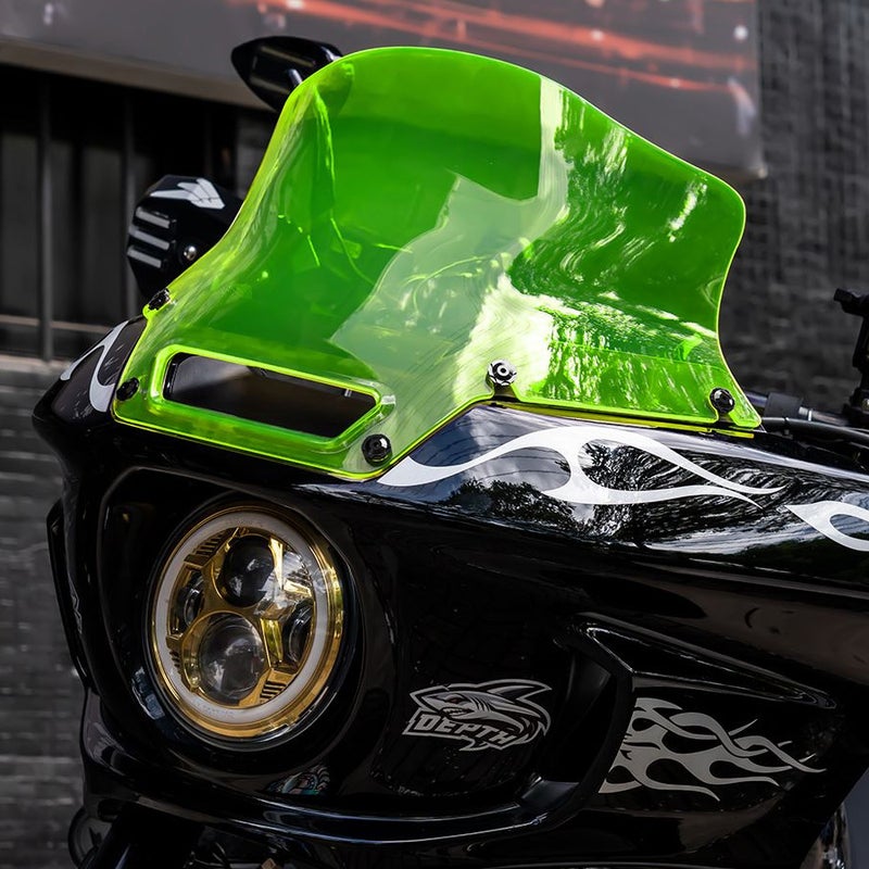 ローライダーST ウィンドシールド 8インチ (グリーン)