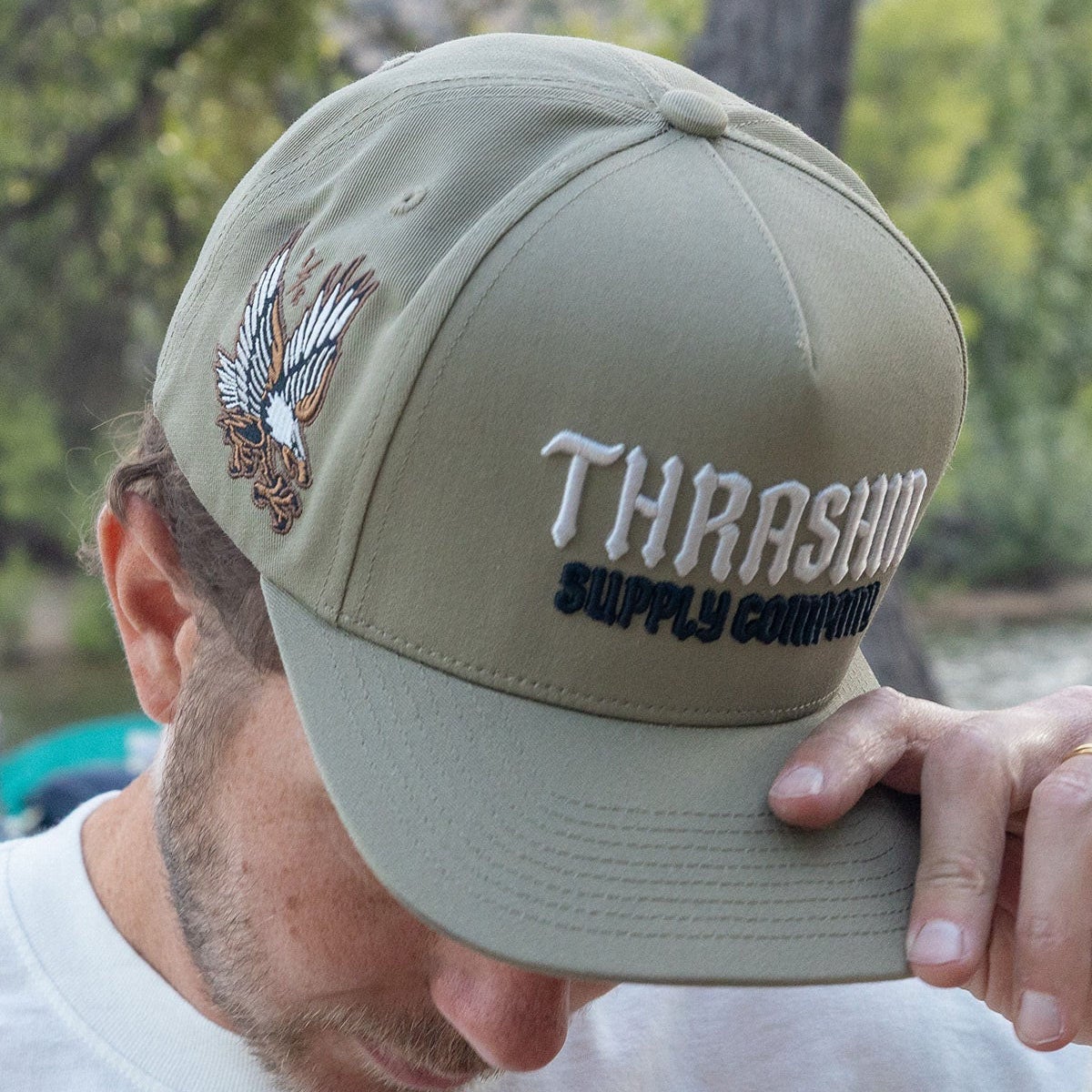 Thrashin Supply TALON スナップバック・キャップ (カーキ) |ハーレー