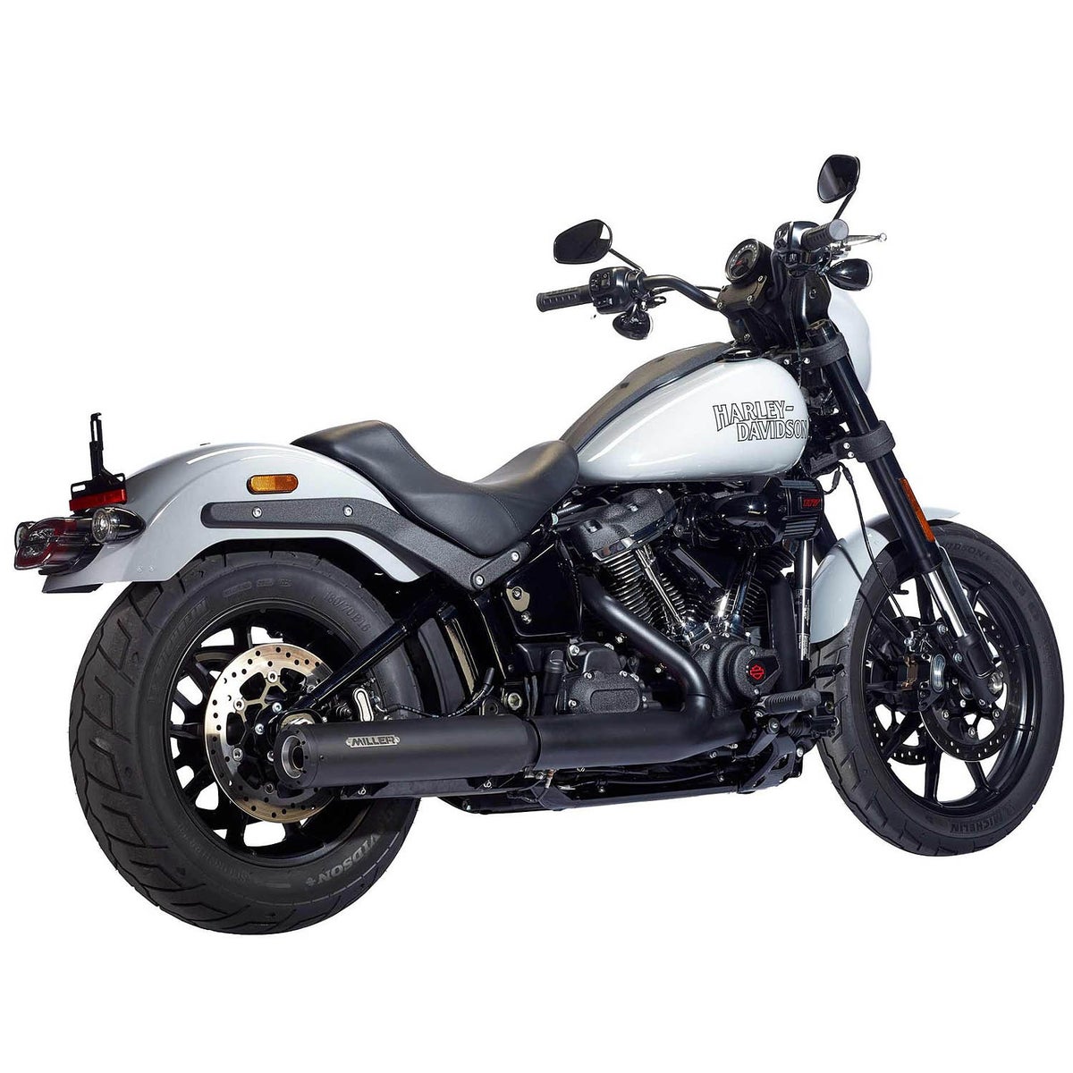 2025以降 FXBB ユーロ5対応 スリップオンマフラー スタンダードエンド ブラック/ブラックエンド MILLER EXHAUST 3