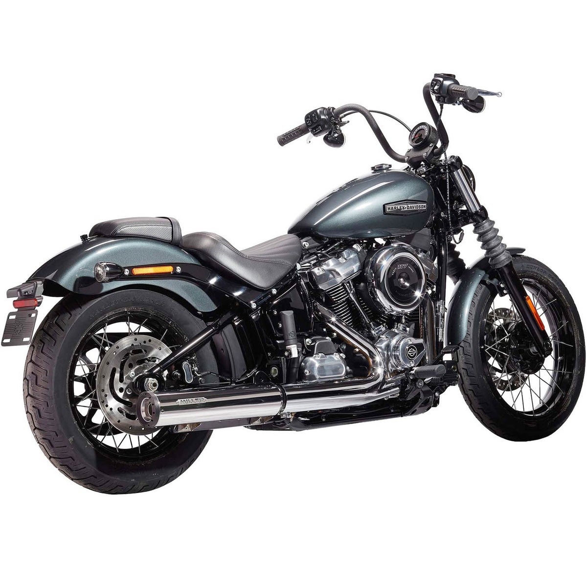 2025以降 FXBB ユーロ5対応 スリップオンマフラー スタンダードエンド ポリッシュ/ブラックエンド MILLER EXHAUST 3