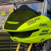 BRL ベント付 レースバブル ウィンドシールド 3インチ (ダークブラックスモーク)